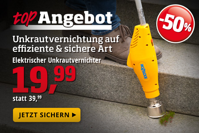 Topangebot - Elektrischer Unkrautvernichter
