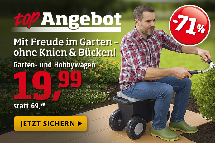 Topangebot - Garten- und Hobbywagen