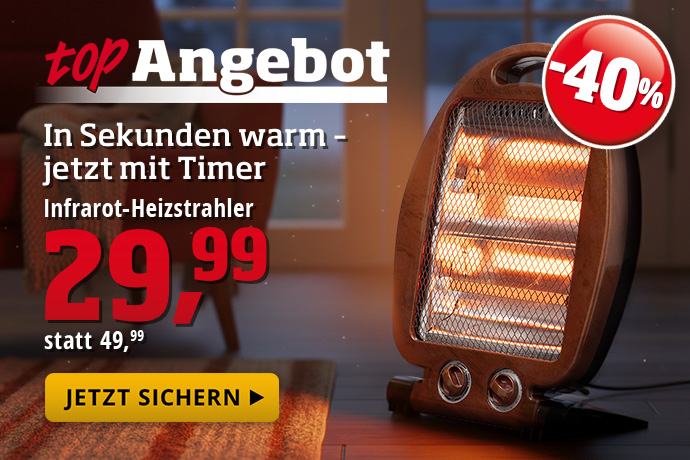 Topangebot - Infrarot-Heizstrahler