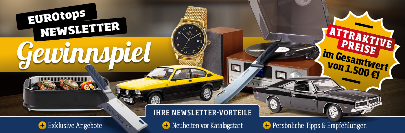 EUROtops Newsletter-Gewinnspiel