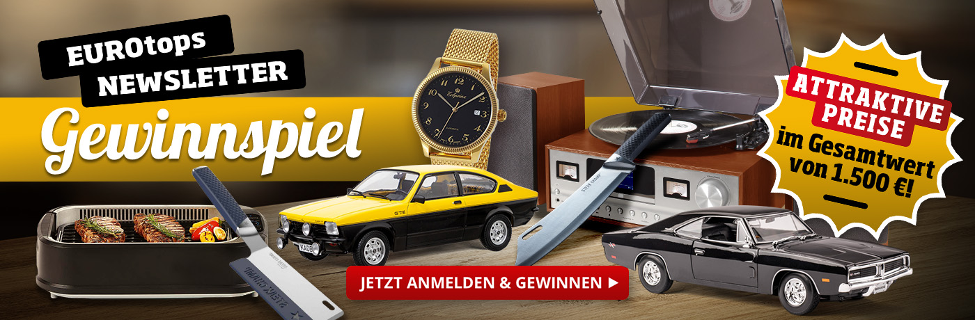 EUROtops Newsletter-Gewinnspiel