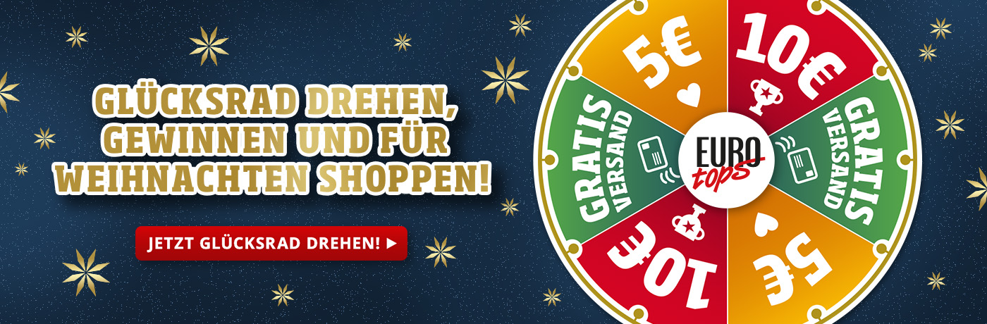 EUROtops Weihnachts-Glücksrad: Jetzt drehen und gewinnen