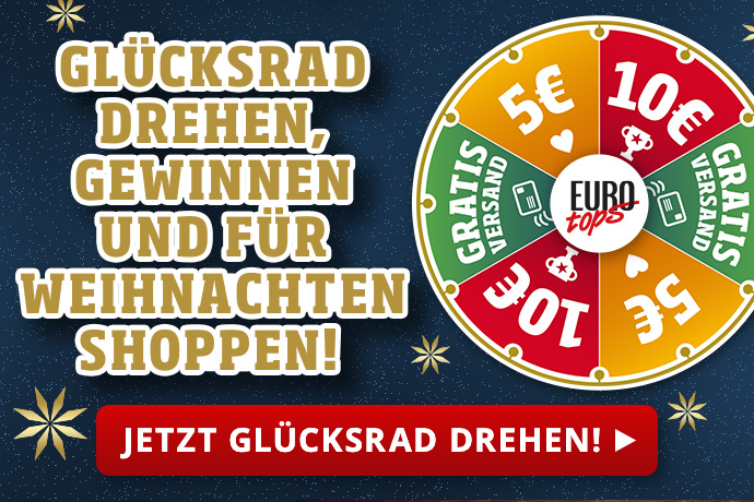 EUROtops Weihnachts-Glücksrad: Jetzt drehen und gewinnen