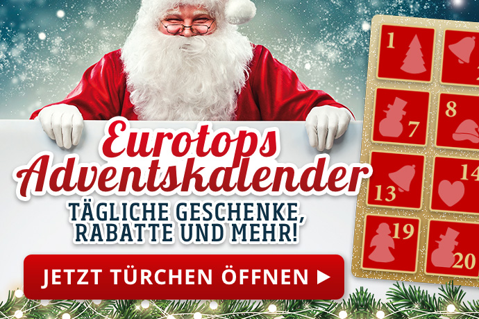 EUROtops Adventskalender: Jetzt Türchen öffnen