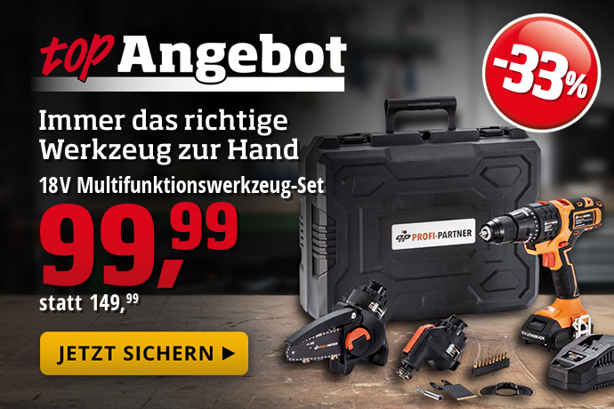 Topangebot - 18 V Multifunktionswerkzeug-Set