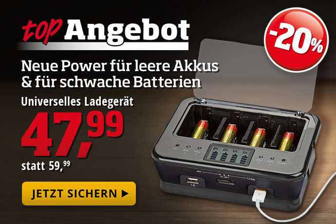 Topangebot - Universelles Ladegerät