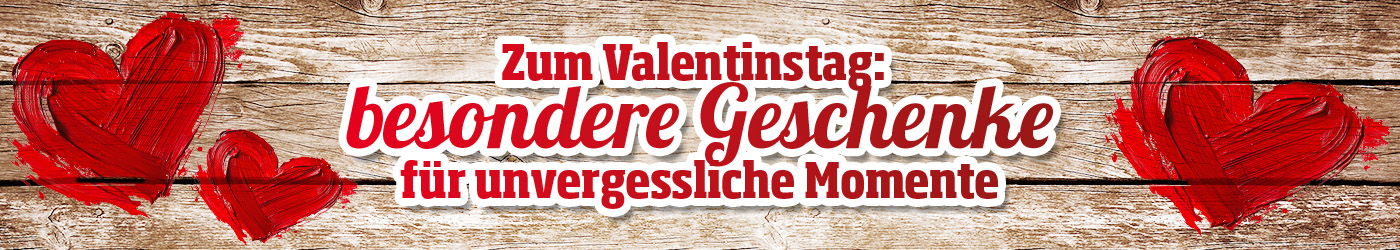 Zum Valentinstag besondere Geschenke für unvergessliche Momente
