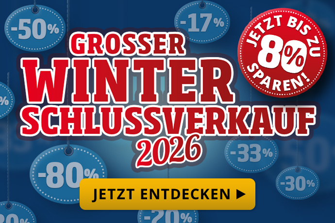 Großer Winterschlussverkauf bei EUROtops