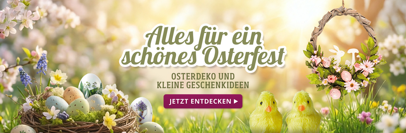 Osterdeko und Geschenke bei EUROtops