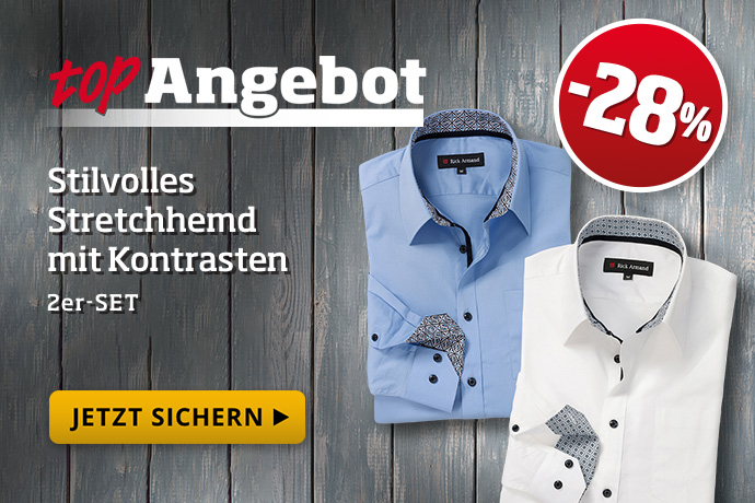 Topangebot - Stretchhemd im Set