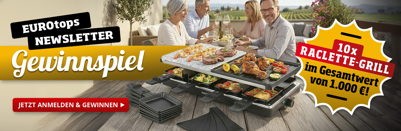 EUROtops Newsletter-Gewinnspiel