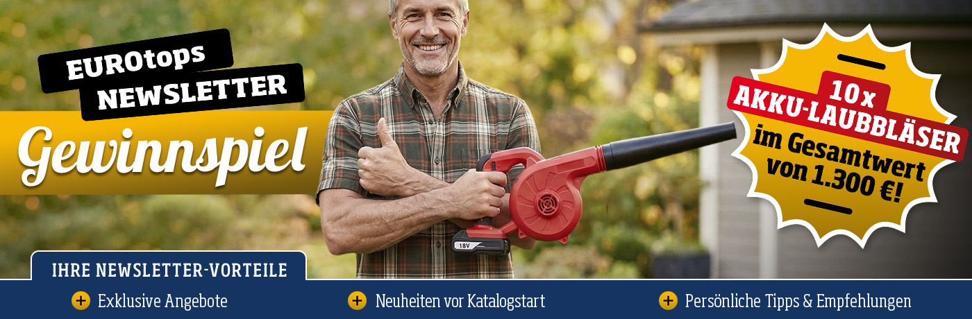 EUROtops Newsletter-Gewinnspiel