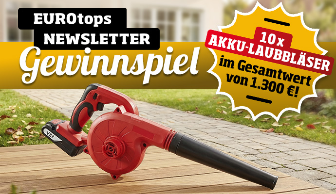 EUROtops Newsletter-Gewinnspiel