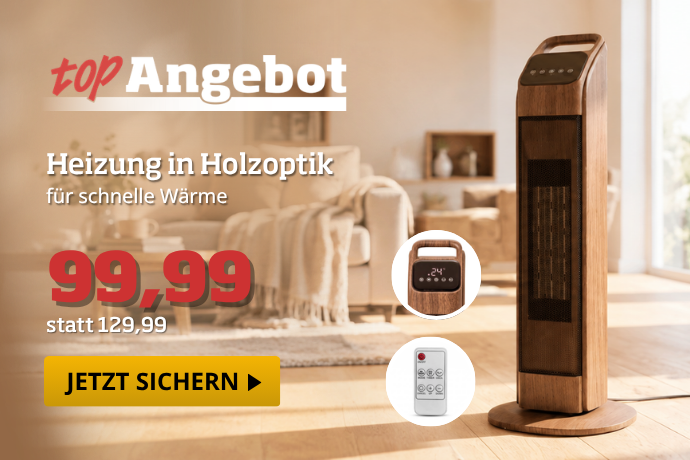 Topangebot - Heizung in Holzoptik
