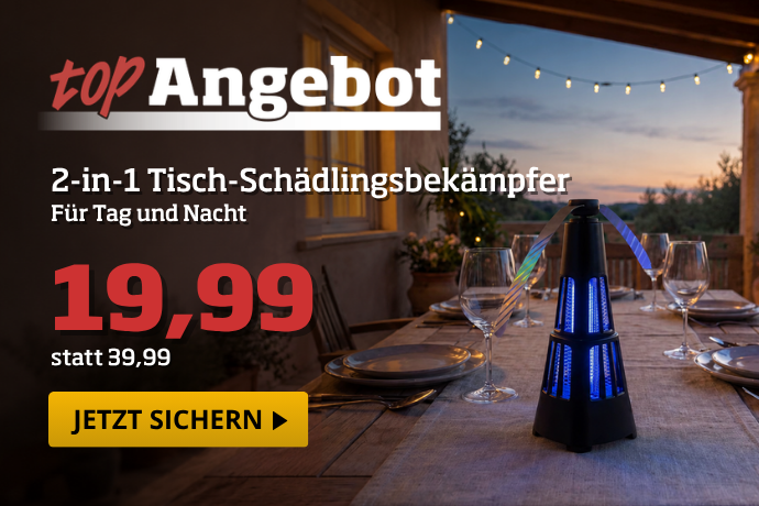 Topangebot - 2in1 Tisch-Schädlingsbekämpfer