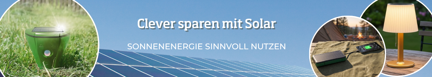 Clever sparen mit Solar