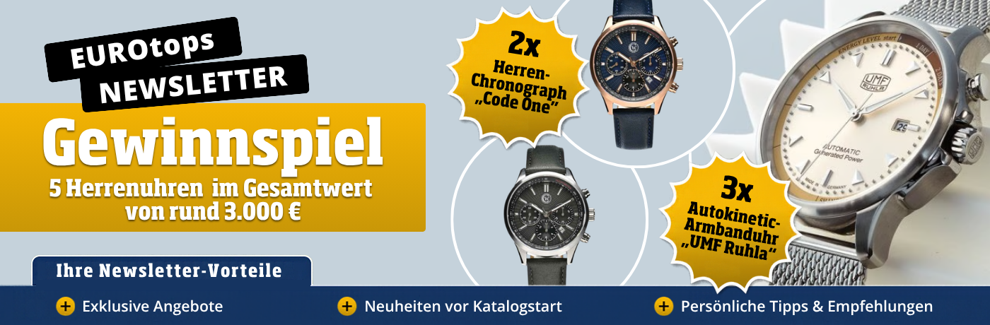 EUROtops Newsletter-Gewinnspiel
