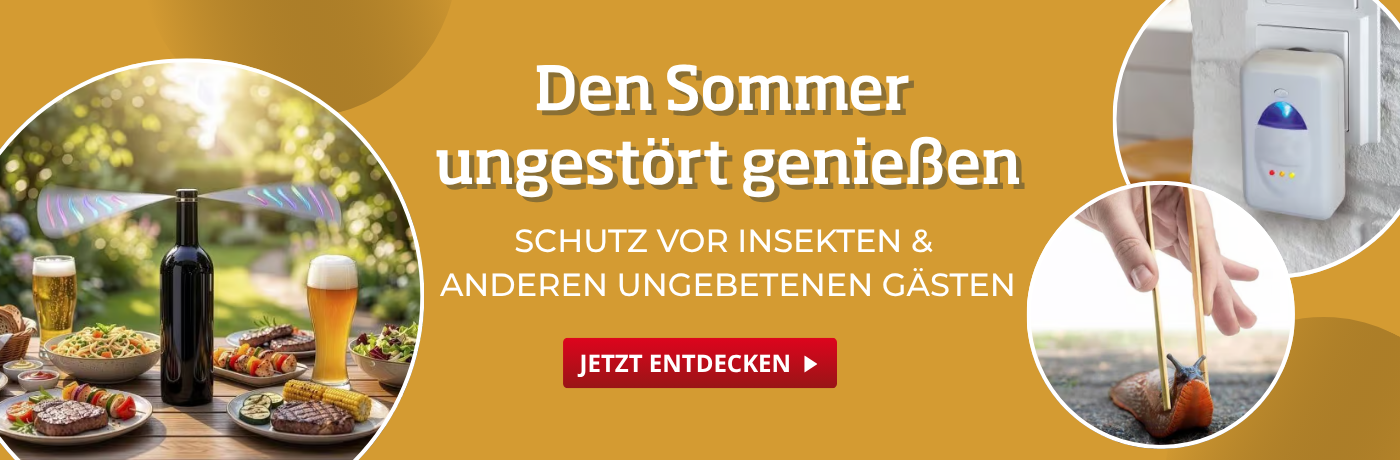 Schutz vor Insekten & anderen ungebetenen Gästen