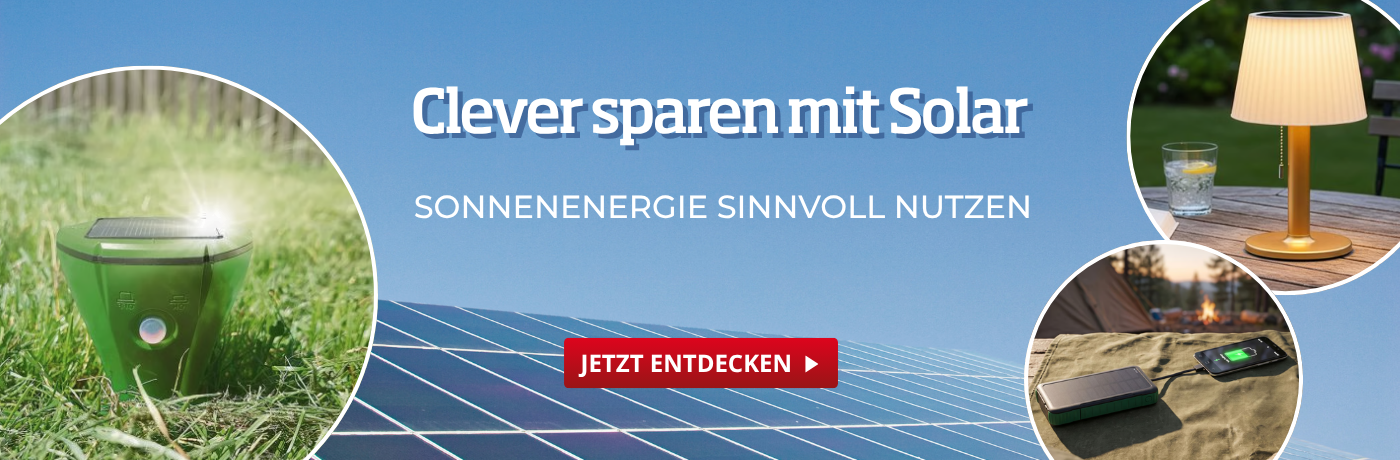 Clever sparen mit Solar