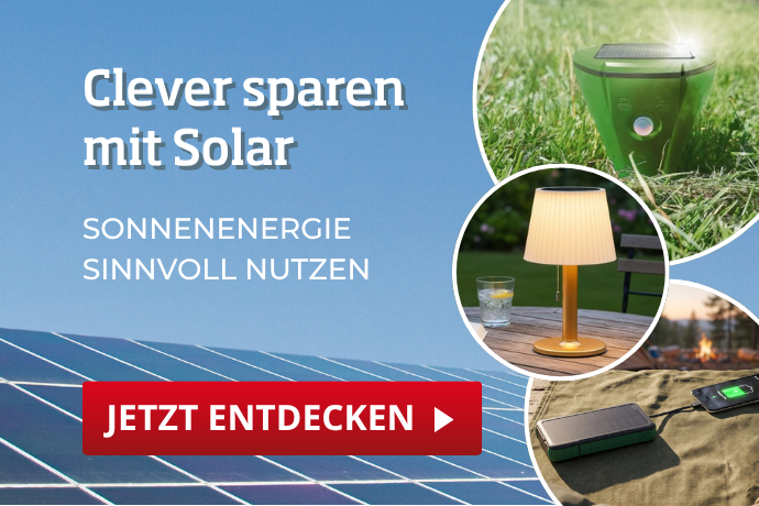Clever sparen mit Solar