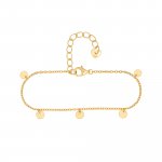 Armband 925 Silber vergoldet Anhänger Plättchen günstig online kaufen