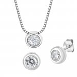 Schmuck Set 4tlg. 925 Sterling Silber Zirkonia günstig online kaufen