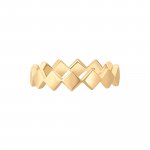 Ring 925 Sterling Silber gelb vergoldet Rauten günstig online kaufen