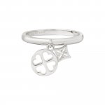 Ring 925 Silber rhodiniert Anhänger Cut-outs günstig online kaufen