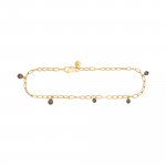 Armband 925 Silber vergoldet Hämatit günstig online kaufen