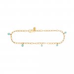 Armband 925 Silber vergoldet Amazonit günstig online kaufen