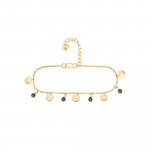 Armband 925 Silber vergoldet Hämatit Plättchen günstig online kaufen