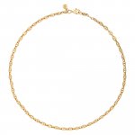 Collier 925 Silber vergoldet Choker Kaffeebohnenkette günstig online kaufen