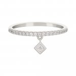 Ring 925 Sterling Silber rhodiniert Anhänger Raute Zirkonia günstig online kaufen