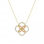 Kette 925/- Sterling Silber rhodiniert Glänzend 42+3cm Zirkonia Weiß günstig online kaufen