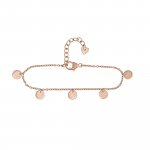 Armband 925 Silber rosévergoldet Plättchen Boho günstig online kaufen