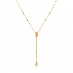 Halskette 925 Sterling Silber vergoldet Zirkonia Kauri Muschel Anhängern günstig online kaufen