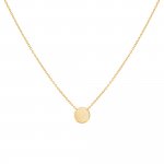 Halskette 925 Sterling Silber gelb vergoldet Plättchen Boho small günstig online kaufen