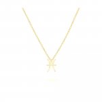 Anhänger mit Kette 925-Sterling Silber vergoldet Glänzend 42cm Fische günstig online kaufen