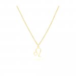 Anhänger mit Kette 925-Sterling Silber vergoldet Glänzend 42cm Löwe günstig online kaufen