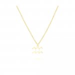 Anhänger mit Kette 925-Sterling Silber vergoldet Glänzend 42cm Wassermann günstig online kaufen