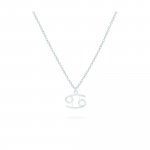 Anhänger mit Kette 925-Sterling Silber Glänzend 42cm Krebs günstig online kaufen