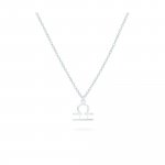 Anhänger mit Kette 925-Sterling Silber Glänzend 42cm Waage günstig online kaufen