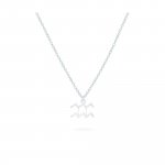 Anhänger mit Kette 925-Sterling Silber Glänzend 42cm Wassermann günstig online kaufen