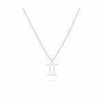 Anhänger mit Kette 925-Sterling Silber Glänzend 42cm Zwilling günstig online kaufen