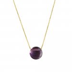 Halskette 375/- Gelbgold Amethyst günstig online kaufen