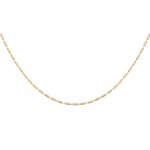 Collier 925 Silber vergoldet Gliederkette günstig online kaufen