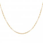 Collier 925 Silber vergoldet edgy Gliederkette günstig online kaufen