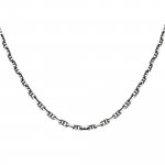 Kette 925 Sterling Silber oxidiert Steg-Anker Kette günstig online kaufen