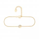 Armband 925 Silber vergoldet mit Yin & Yang Anhänger günstig online kaufen