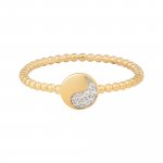 Ring 925 Silber vergoldet Yin&Yang Zirkonia günstig online kaufen